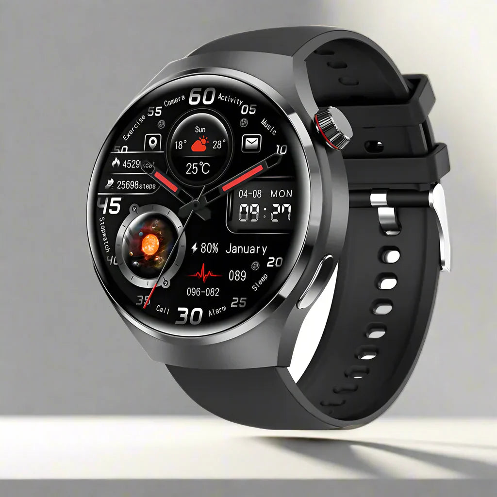 Luxora Pro 2025 Smartwatch – Avancerad Hälsa &amp; Fitness Tracker