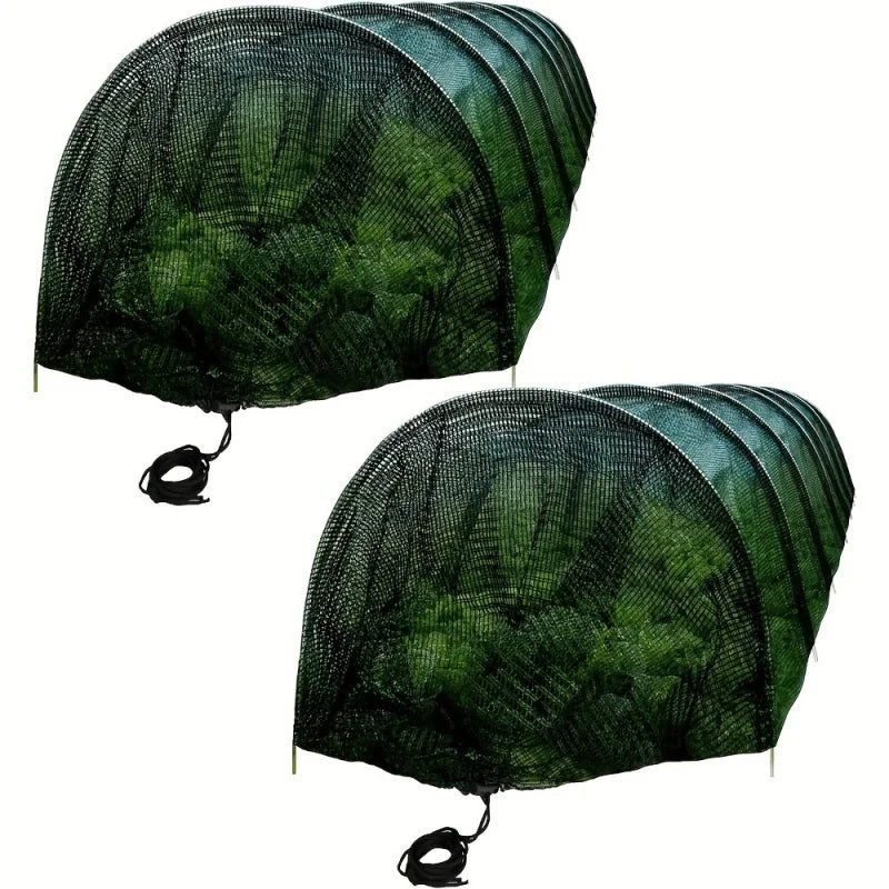 Carvallo ProTunnel Gartentunnel-växthus 3 m | Robust metallram med UV-skyddsnät och täckning | För grönsaker, örter och växtodling