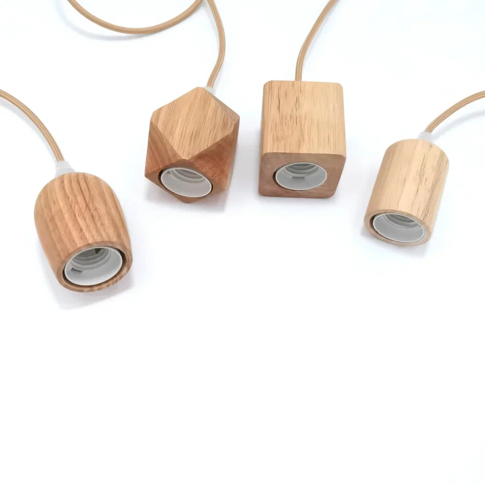 Carvallo - Elegant trä plafondlampa för mysiga rum