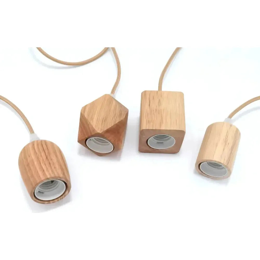 Carvallo - Håndlavet træpendellampe med naturlig varm glöd och tidlös charm