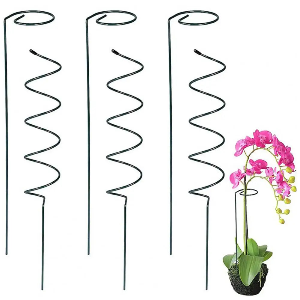 Carvallo Rankstänger Tomater Spiralstänger 10-pack | 40 cm längd | Väderbeständiga & Stabil | För klättrande växter & grönsaker