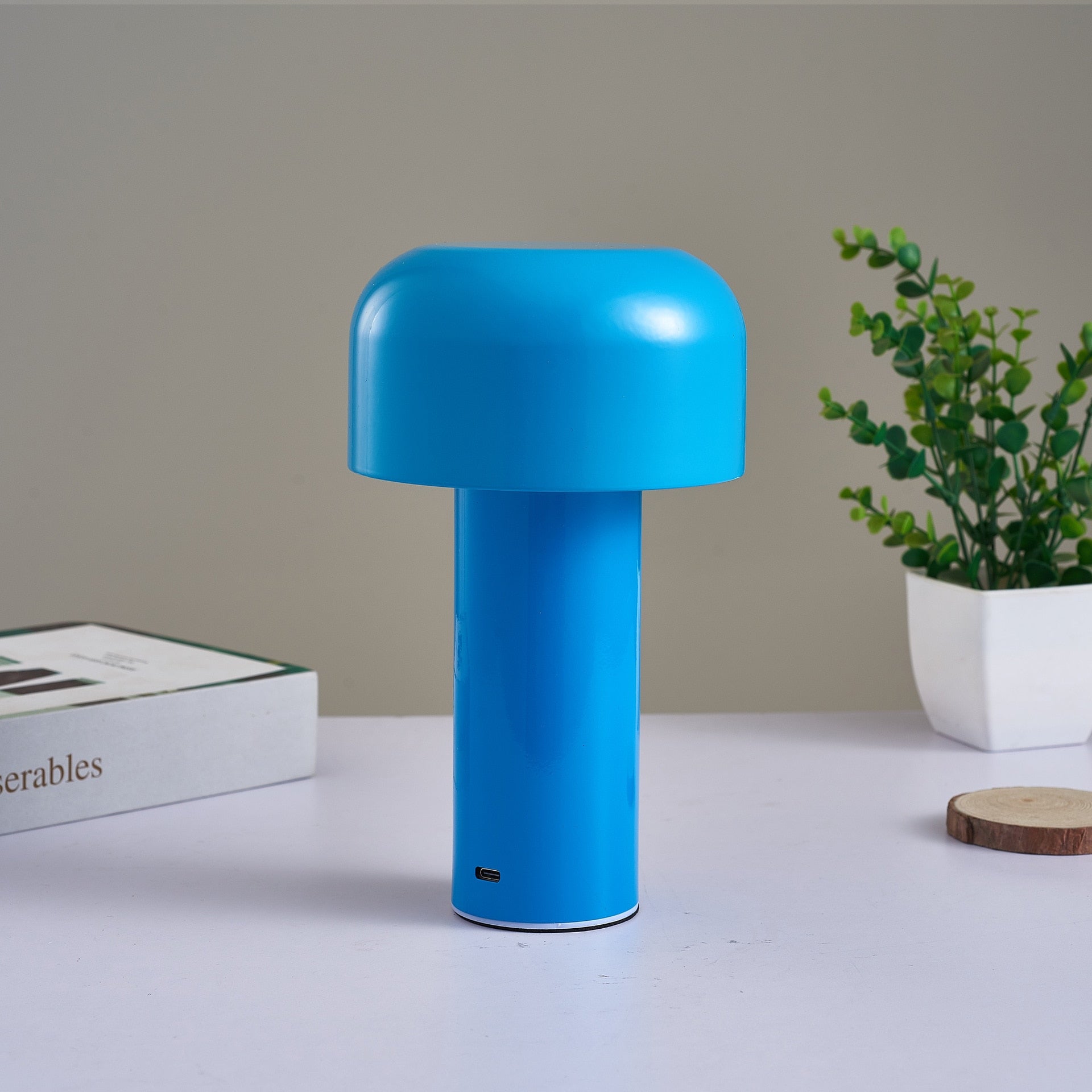LumoFungo Classico | Trådlamp Retro Bordslampa i italiensk svampdesign