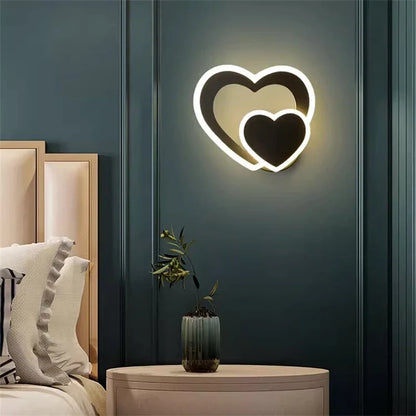 HeartWall Vägglampa - Kreativ LED Stämningsbelysning