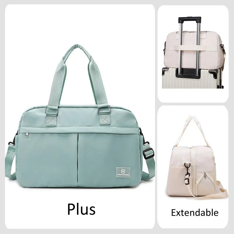 Carvallo Resväska Stor | Utbyggbar & Flerlager | Handbagage & Helgväska | Mycket Förvaringsutrymme