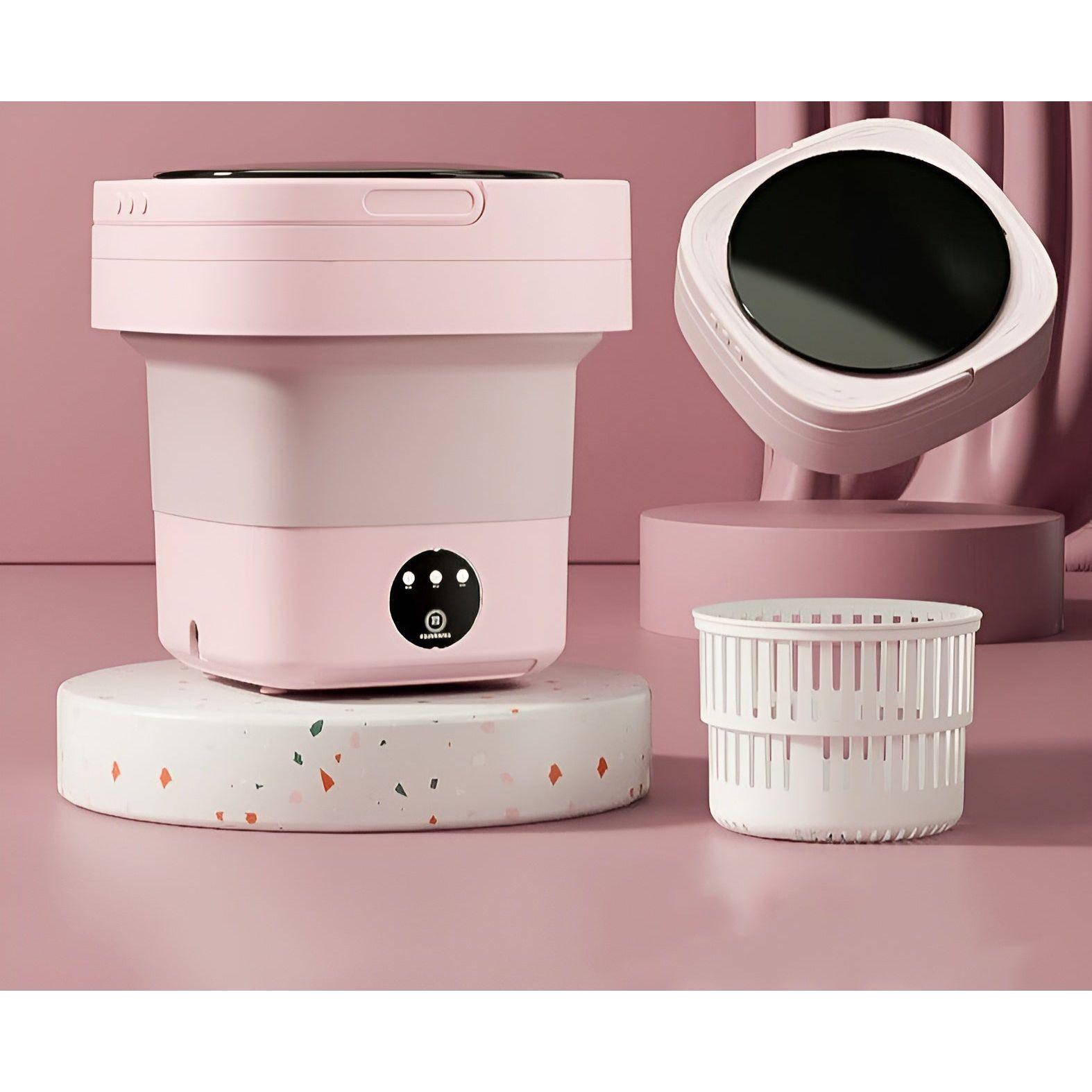 QuickSpin Tvättmaskin – Fällbar Mini Tvättmaskin med Torktumlare