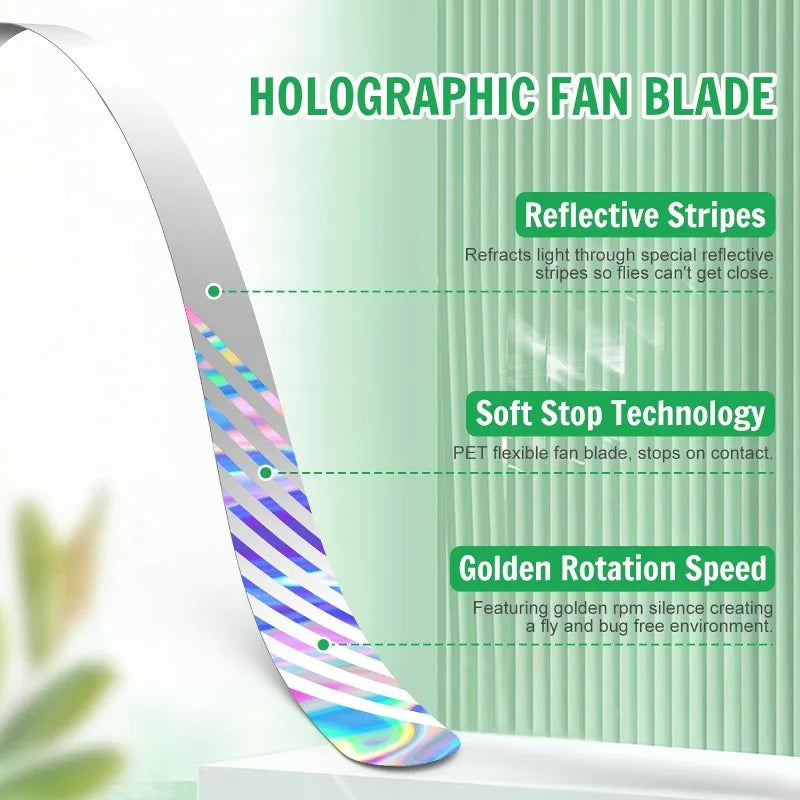 Carvallo Fluganpassningsbordfläkt | USB & Batteridrift | 3 Designer att välja mellan | För picknick, BBQ & utomhus