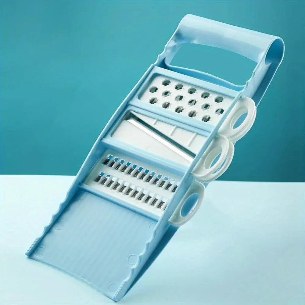 Carvallo 5-i-1 | Manuell & Multifunktionell | Rive, Hyvel, Tärnare | KüchenMeister® Kökshjälp