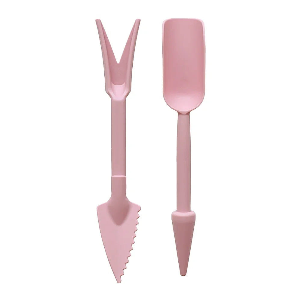Carvallo Mini-Trädgårdsspade 2-pack | För bonsai, suckulenter &amp; krukväxter | Ergonomisk &amp; väderbeständig | 16 cm