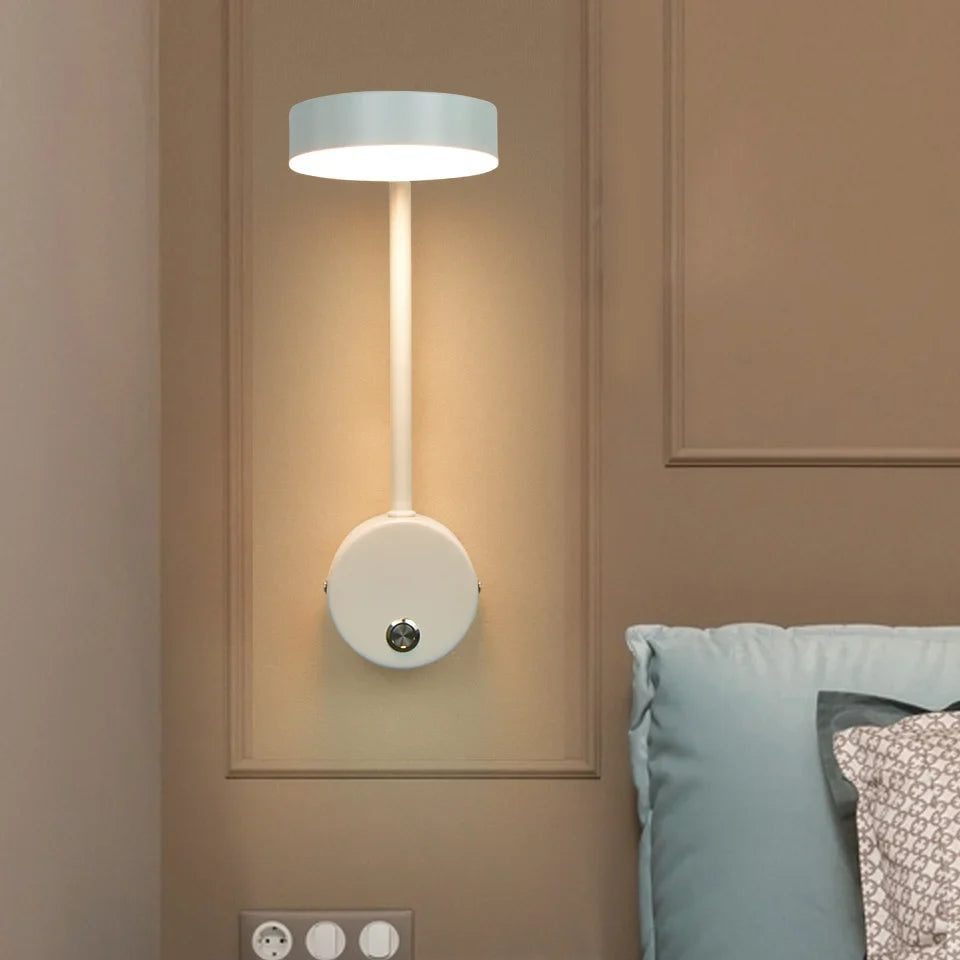 NordicGlow - Rotterbar LED Vägglampa för Vardagsrum och Sovrum