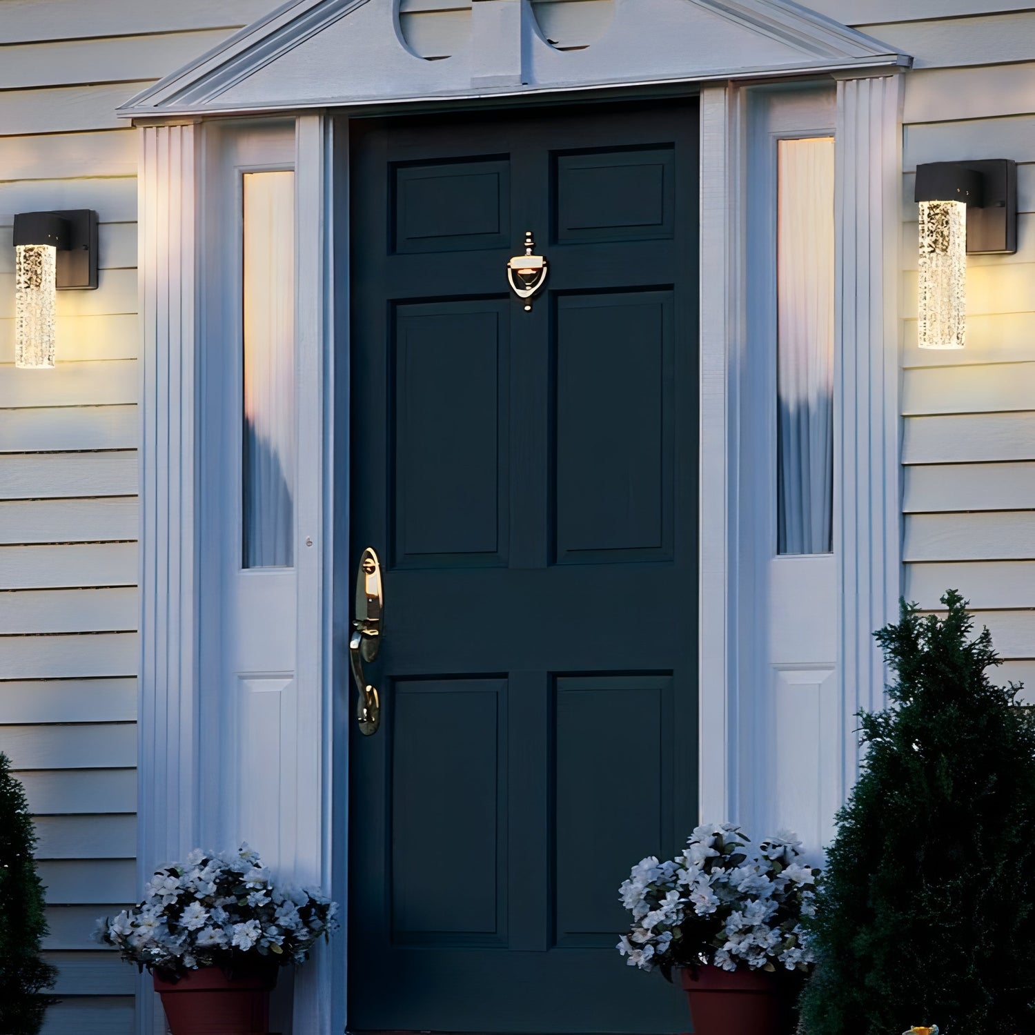 Raiden - Crystal IP65 Utomhus Vägglampa med Aluminiumkropp