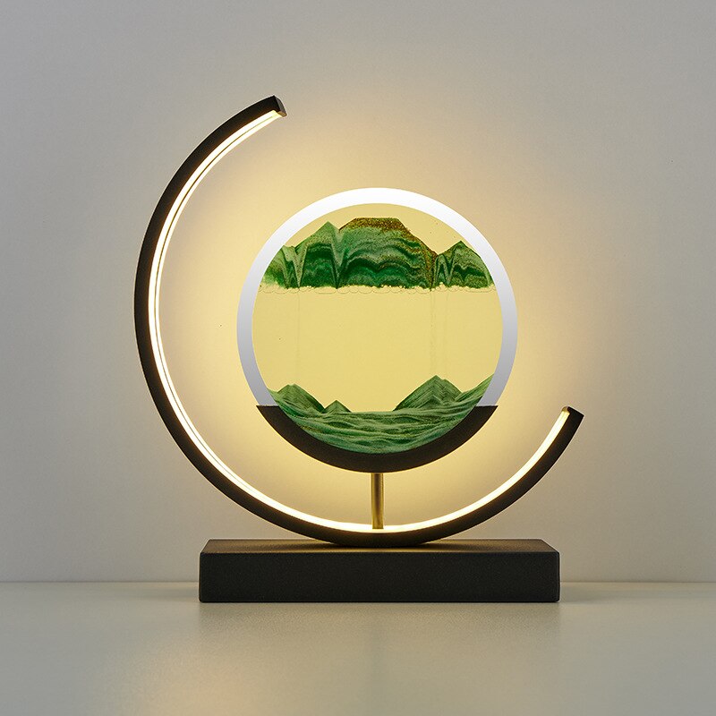 DuneGlow | Sandtimer Bordslampa