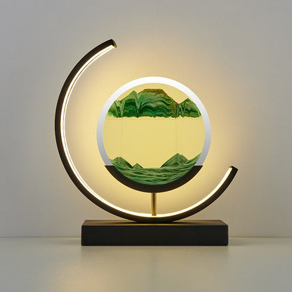 DuneGlow | Sandtimer Bordslampa