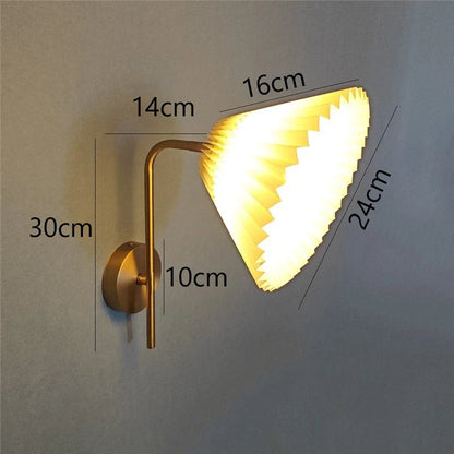 NordicLuxe - Guld Vägglampor Modern Sovrum Lampa för Läsning
