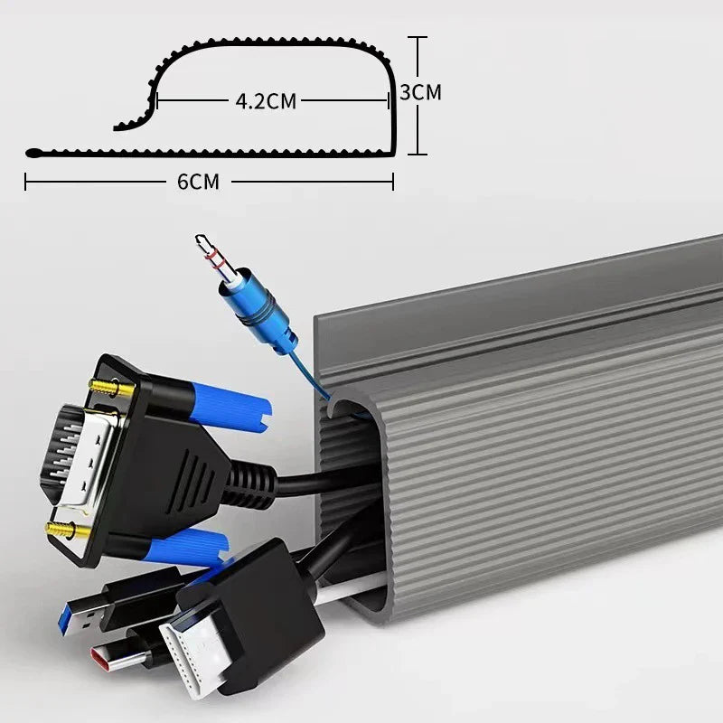 Carvallo-Organizer Meshilo | Ventilerande mesh | 40 × 6 × 3 cm | För Carvallo, laddare & tillbehör