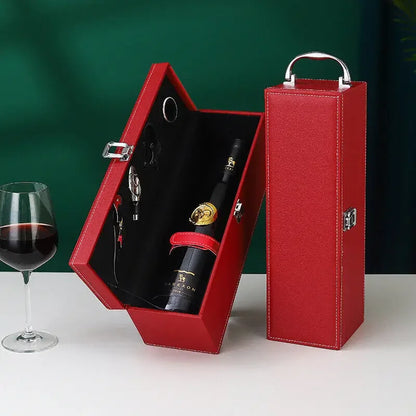 Lyxig Vinlåda - Stilig Förvaring för Vin och Tillbehör
