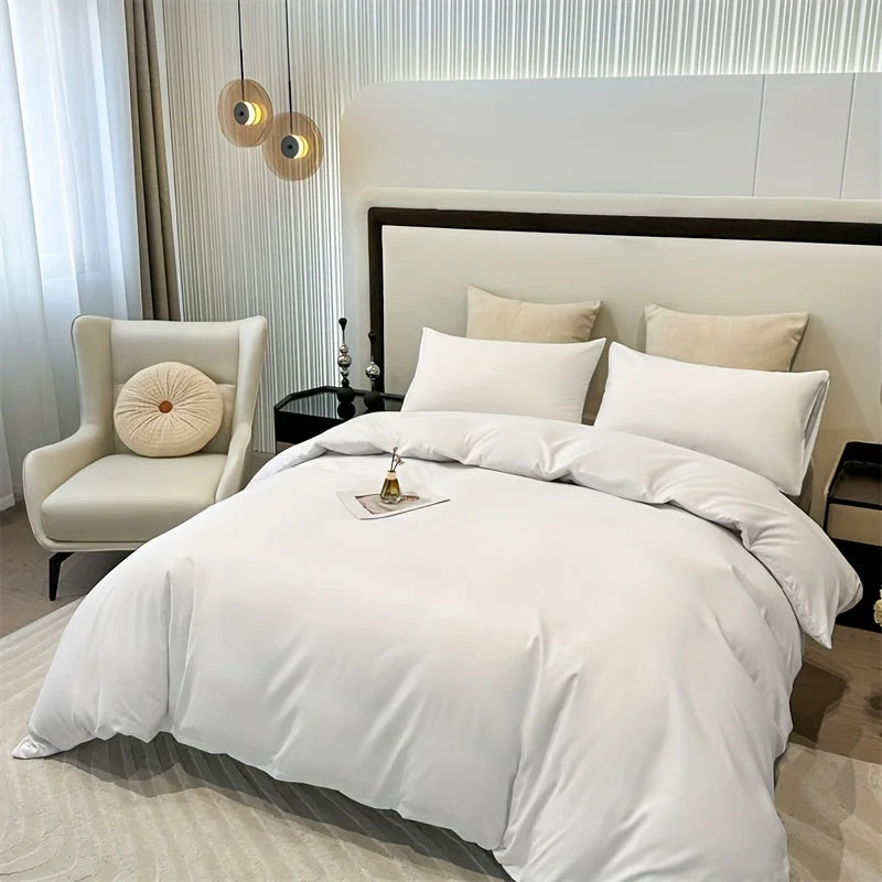 3-delad Borstad Duvet Täcke Set