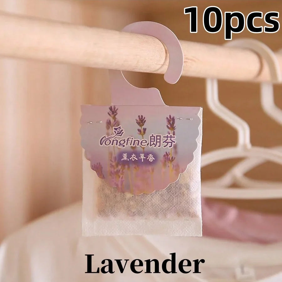 Carvallo Doftpåsar för garderob & rum | 5/10 stycken | Långvarig doft | Med hängare | Aromaterapi & luftrensare