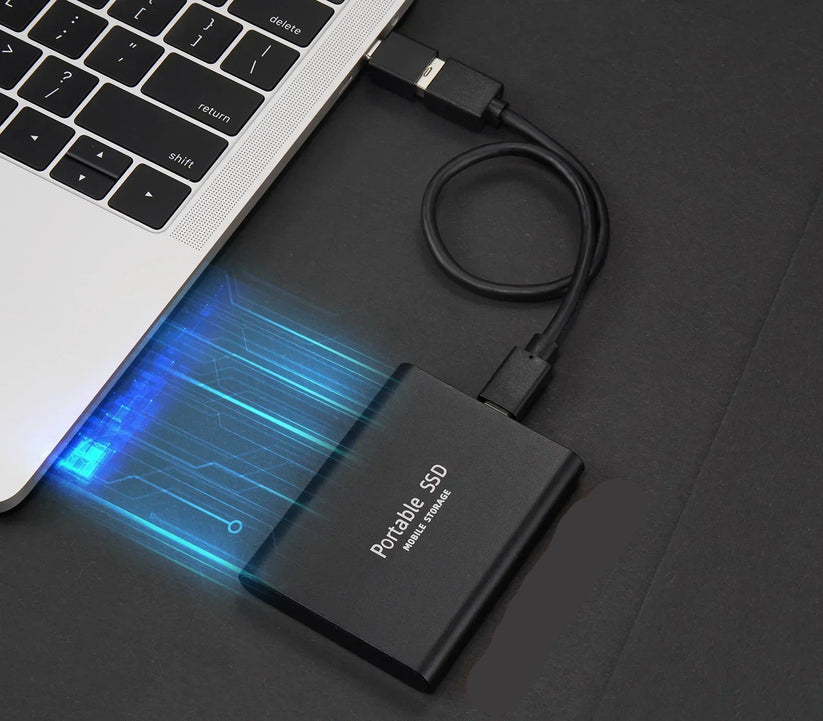Carvallo Ultra Extern SSD | USB 3.1 Typ-C | Upp till 1000 MB/s | 500 GB / 1 TB / 2 TB | Kompakt & Stöttålig