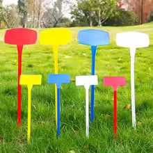 Carvallo EasyTag växtskyltar 10-pack | Insatsetiketter i plast | Återanvändbara & väderbeständiga | För rabatt, kruka & växthus