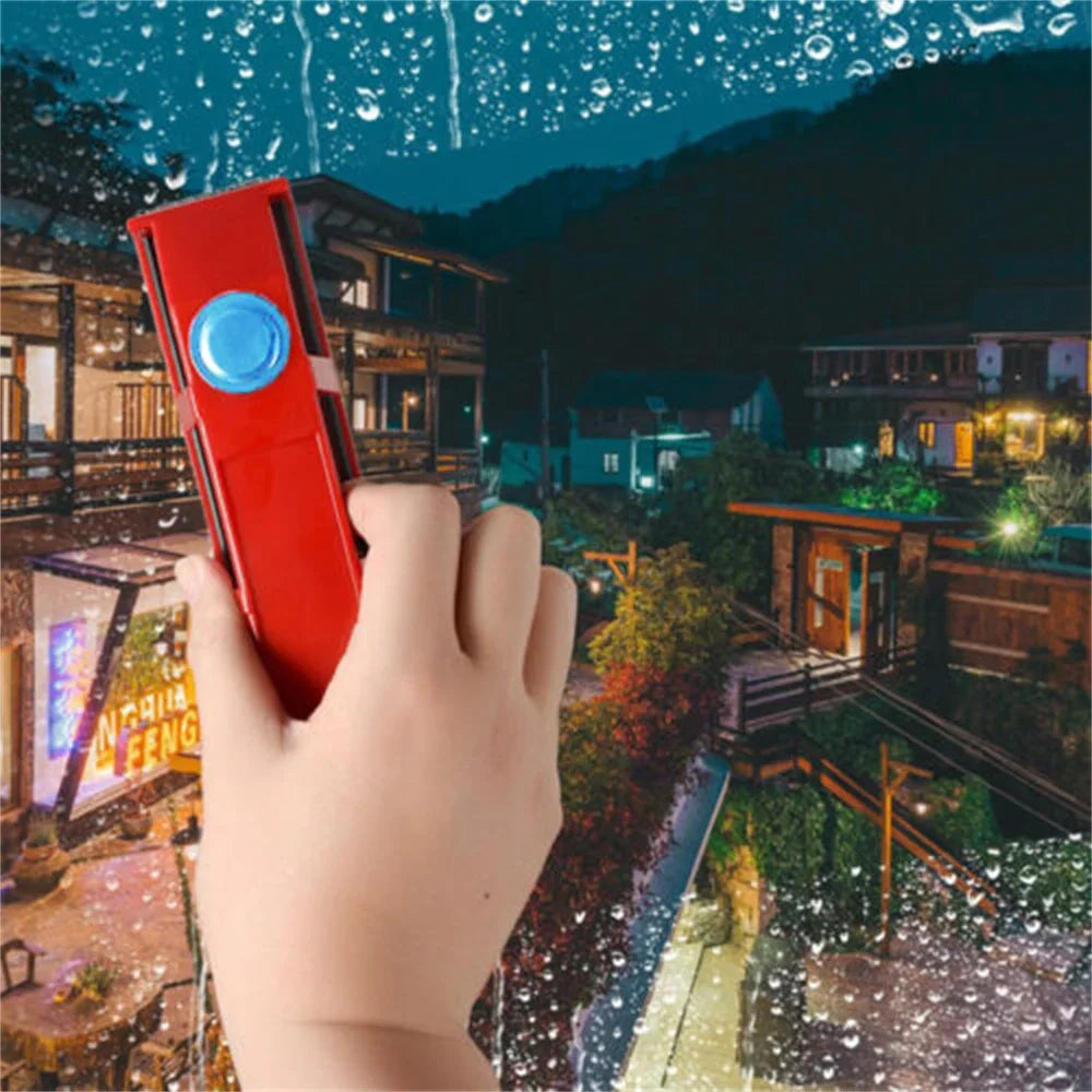 Carvallo Magnetisk Fönsterputsare | För Dubbel Sidig Glasrengöring | Inkl. Mikrofiberkuddar | För 3–30 mm Glastjocklek