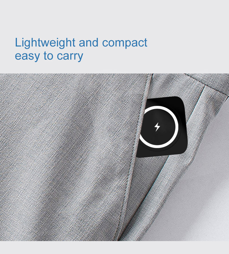 3 i 1 Snabb Magnetisk Fällbar Trådlös Laddare För iPhones, AirPods och Apple Watches