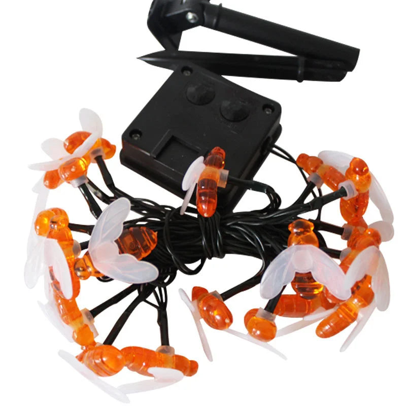 Carvallo Solarbelysning | 8 Ljuslägen | Vattentät & Solenergi | Varmvit eller Färgglad | 5–12 m Längd