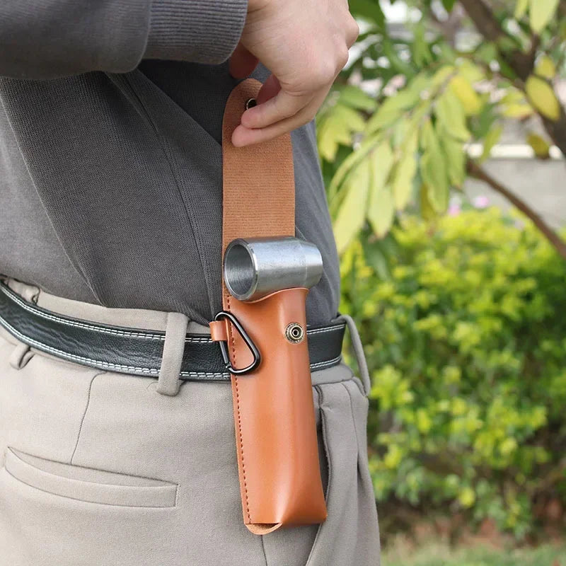 Carvallo Handbohrer FerroDrill | Utomhus överlevnadsverktyg | Robust kolstål | 16,5 cm