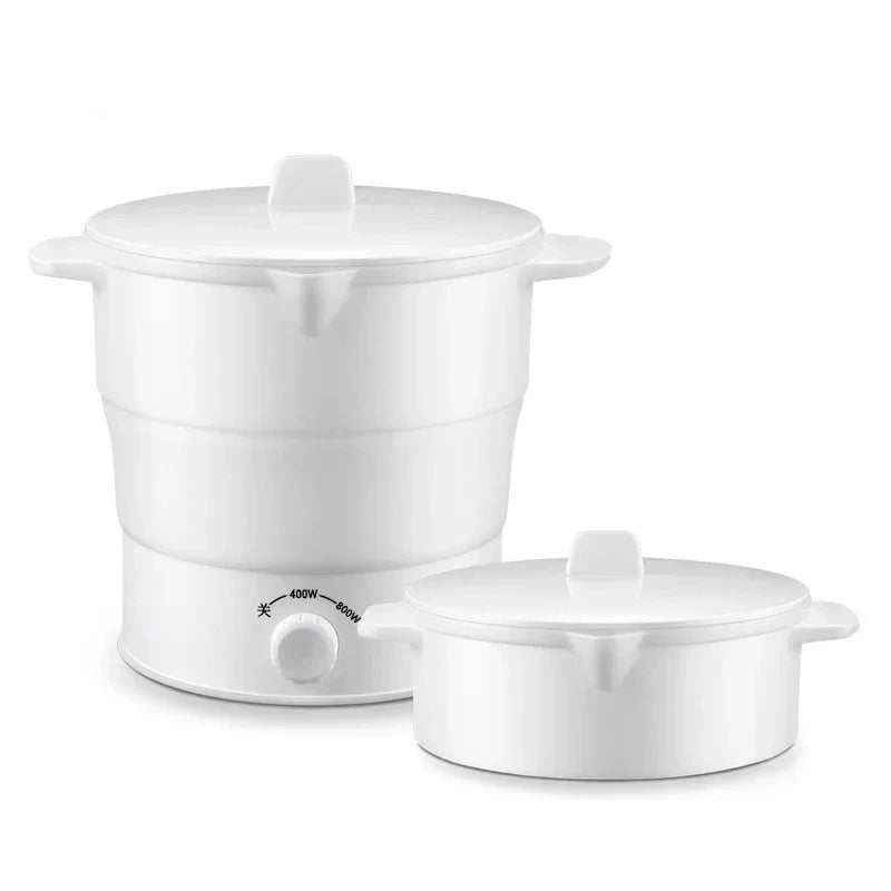 Carvallo Mini-Kokkärl FoldaCook | Fällbar &amp; kompakt | 1,2 L | 800 W | För camping, kontor &amp; resor