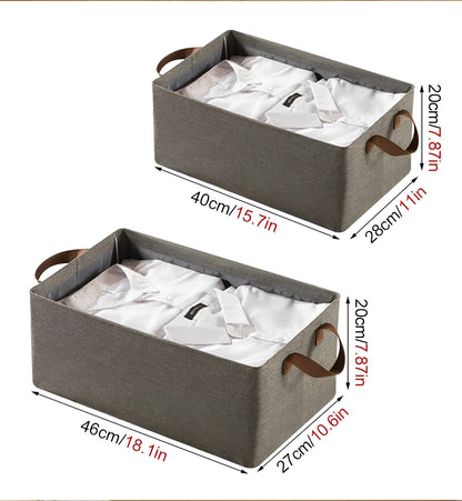 Fällbara förvaringskorgar – Praktiskt 3-pack | Idealisk för kläder, leksaker och mer