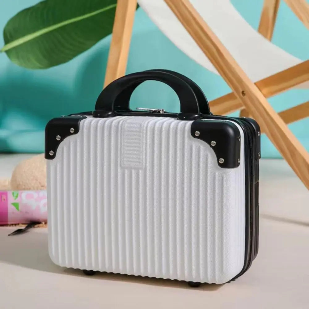 Carvallo Mini-kosmetikkoffert | Kompakt &amp; Stilig | Hard skall av ABS+PC | Ideal för resor &amp; smink