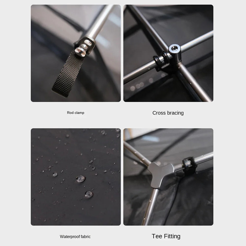 Carvallo Inner Tent TrekShield SoloMesh | Insect Net & Ventilation | Removable & Ultralight | For Outdoor, Trekking & Summer Camping