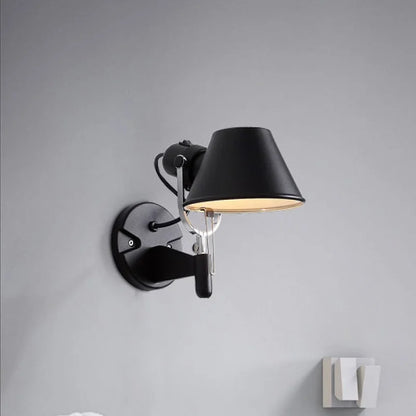 RockFleur - Industrilampa Vägglampa för Sovrum &amp; Vardagsrum Justerbar Lampa för Läsning