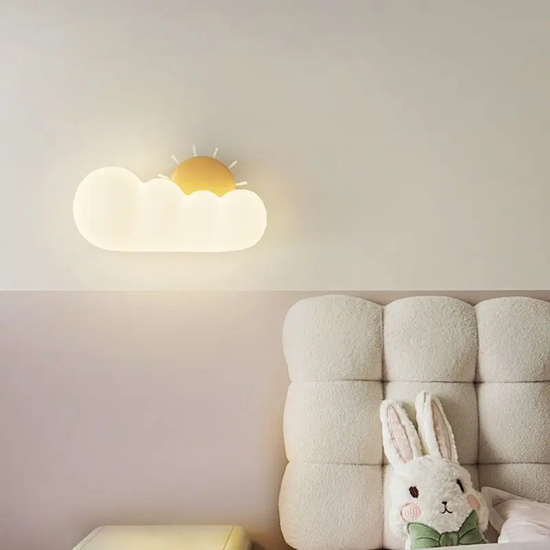 KinderDroom - LED Vägglampa för Barnrum med Tecknade Djurdesign