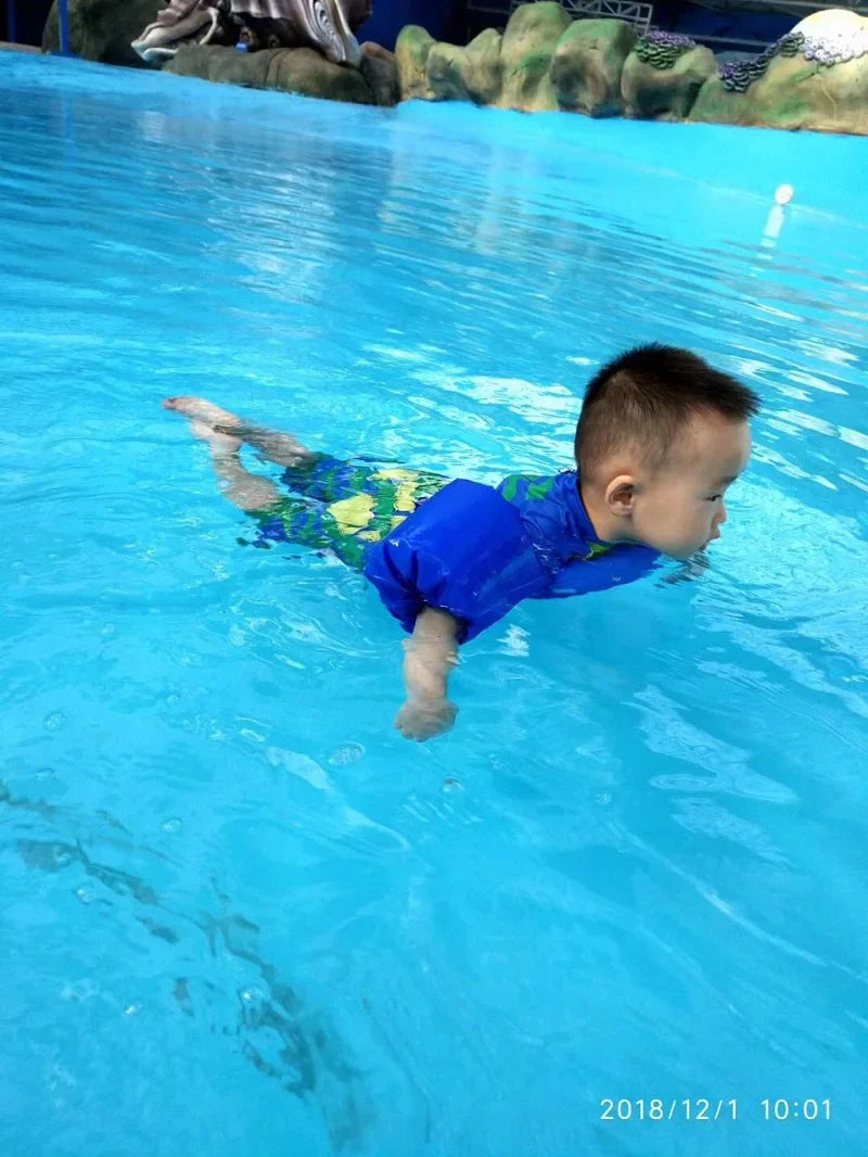 Carvallo Kids simmhjälp | simväst med armvingar | justerbar dubbelspänne | för barn upp till 25 kg