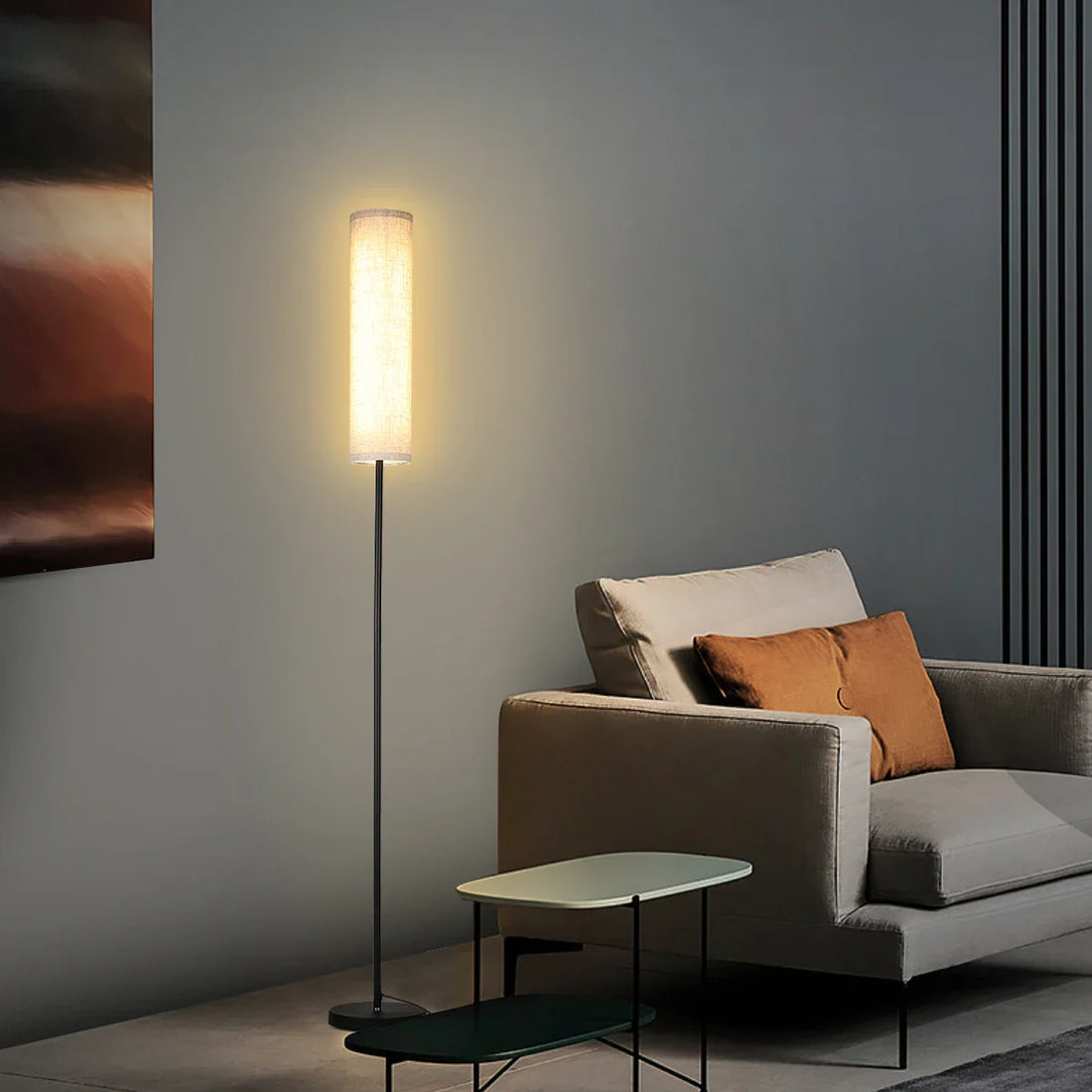 Lumivelo Alto | dimbar LED-golvlampa med fjärrkontroll, 170 cm hög