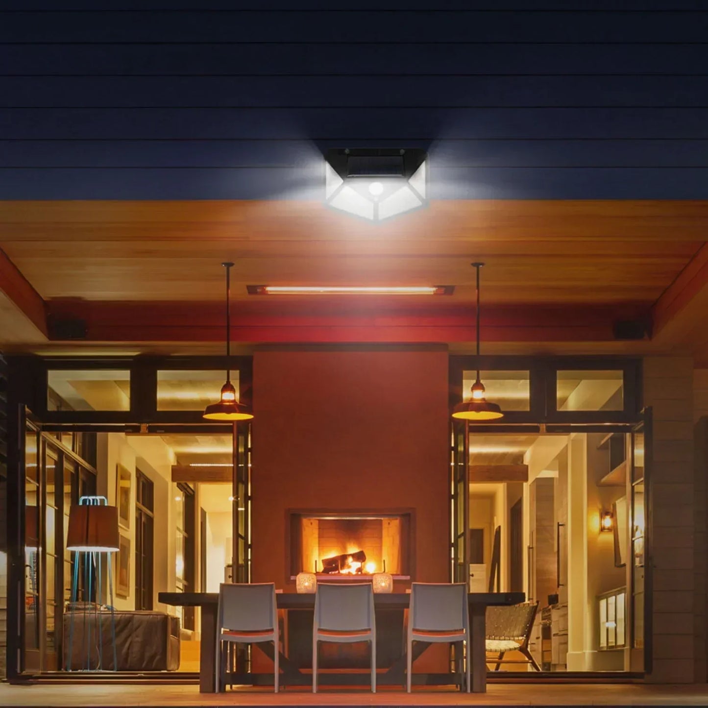 Automatiskt solarljus för utomhusbelysning