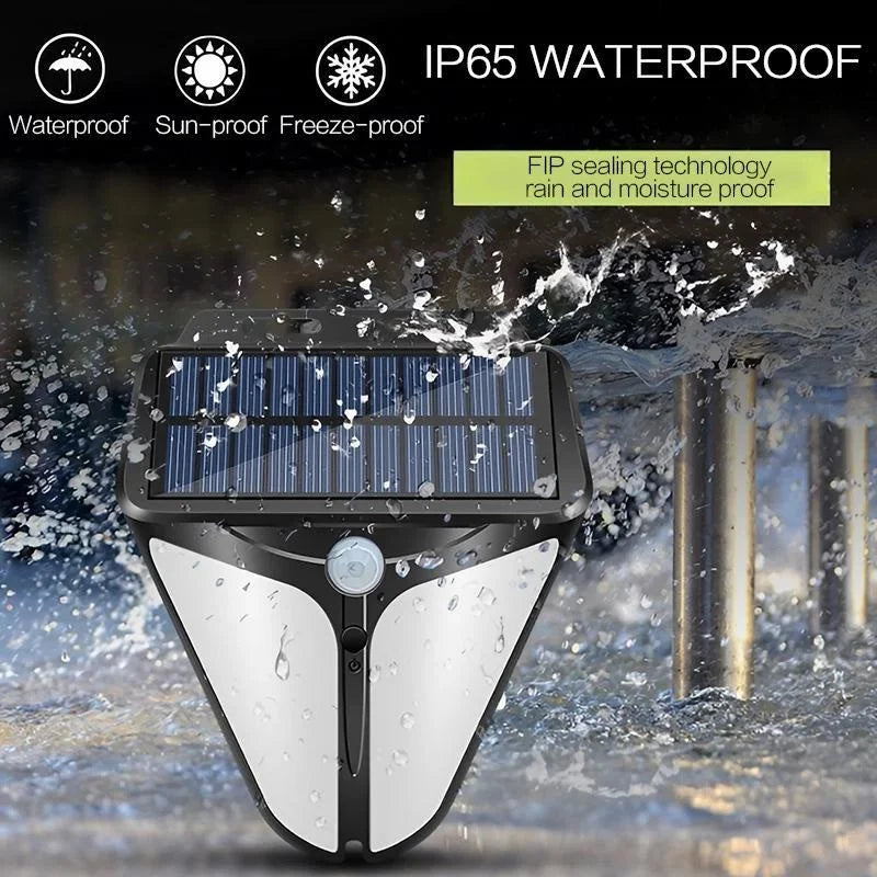 Carvallo-vägglampa | 38 LEDs | Rörelsesensor | IP65 Vattentålig | 1500 mAh Batteri