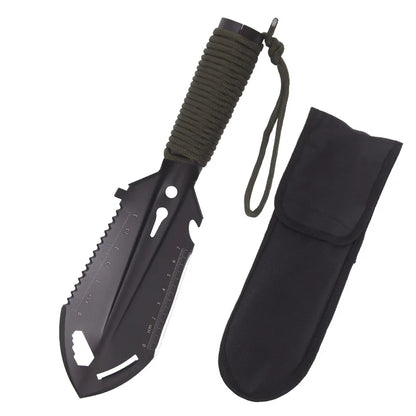 Carvallo Multifunktionell Camping Spade | Ultraluftig &amp; Kompakt | För Vandring, Survival &amp; Utomhus