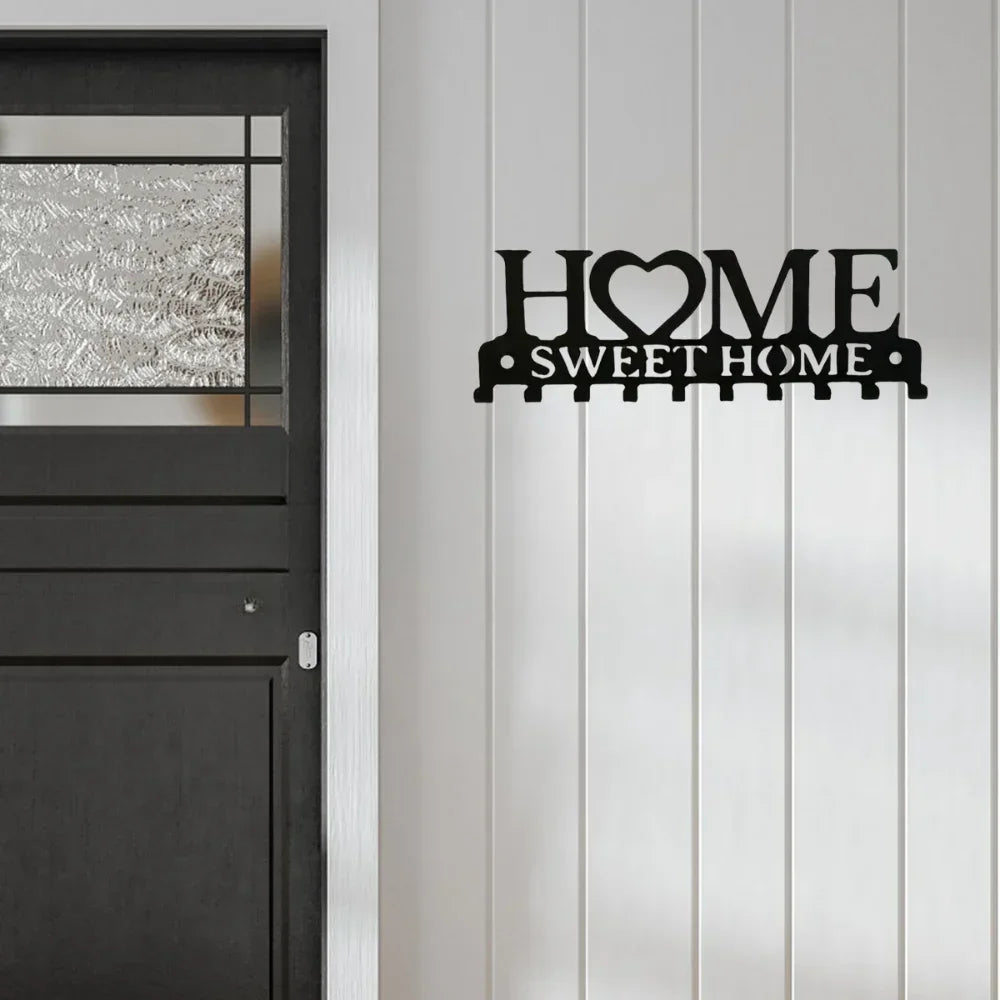 Elegant Väggmonterad Nyckelhållare - En Stilren Lösning för Nycklar och Tillbehör