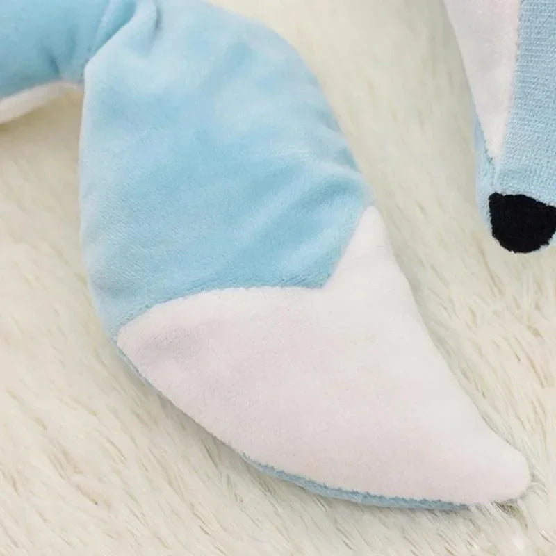 Carvallo Nackenkudde | Supermjuk & Ergonomisk | Cartoon-räv Design | För Barn & Vuxna