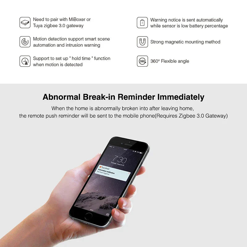 PIR Rörelsevakt (Zigbee 3.0)