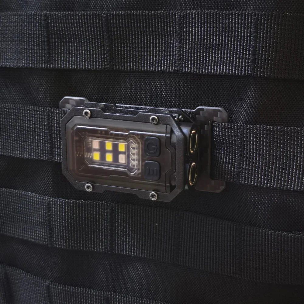 Magnetisk LED-ficklampa med bärhållare – handsfree arbetsljus för utomhus och reparationer
