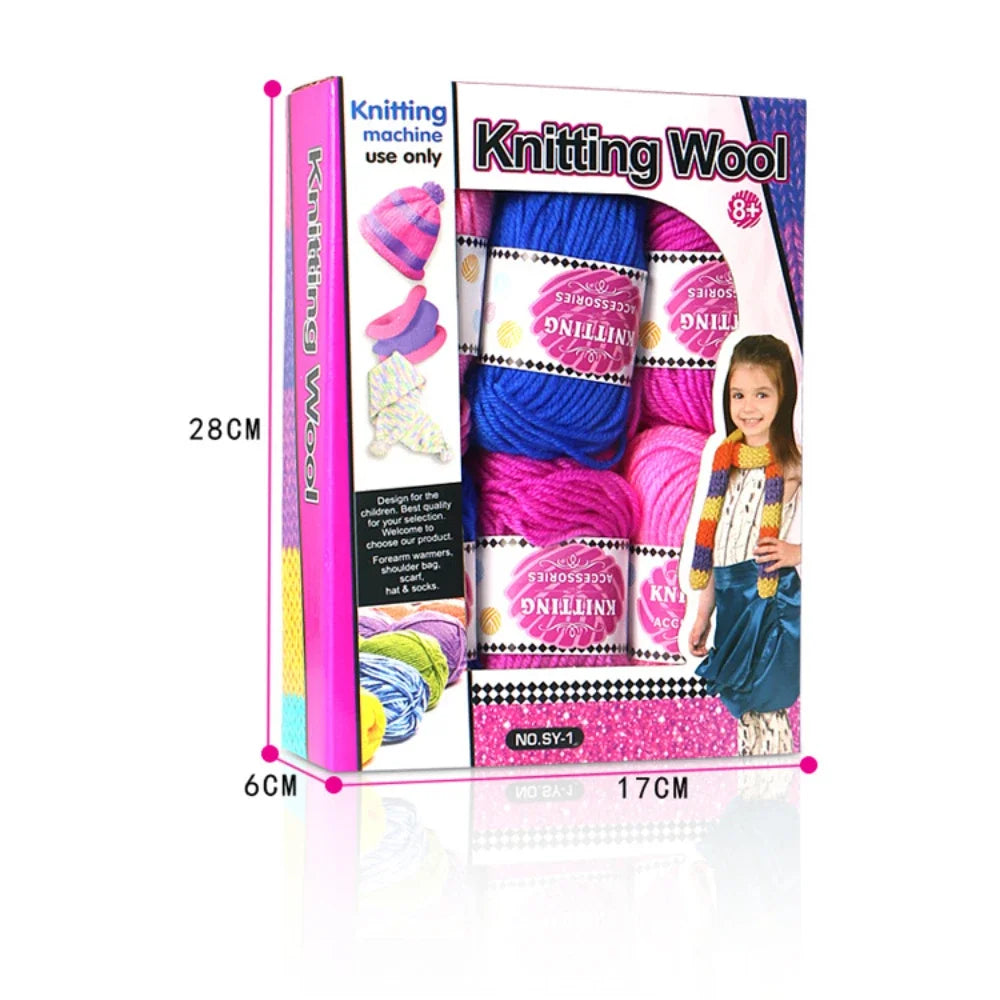 Carvallo Stickmaskin | 22 Nålare | Automatiskt rundstickset för nybörjare & vuxna | Snabbstickare med tillbehör