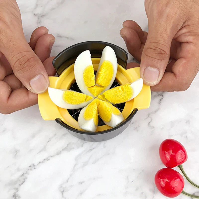 Carvallo 3-i-1 Äggskärare | För hönsägg, vaktelägg & vaktelägg | Precisions & Multifunktionell