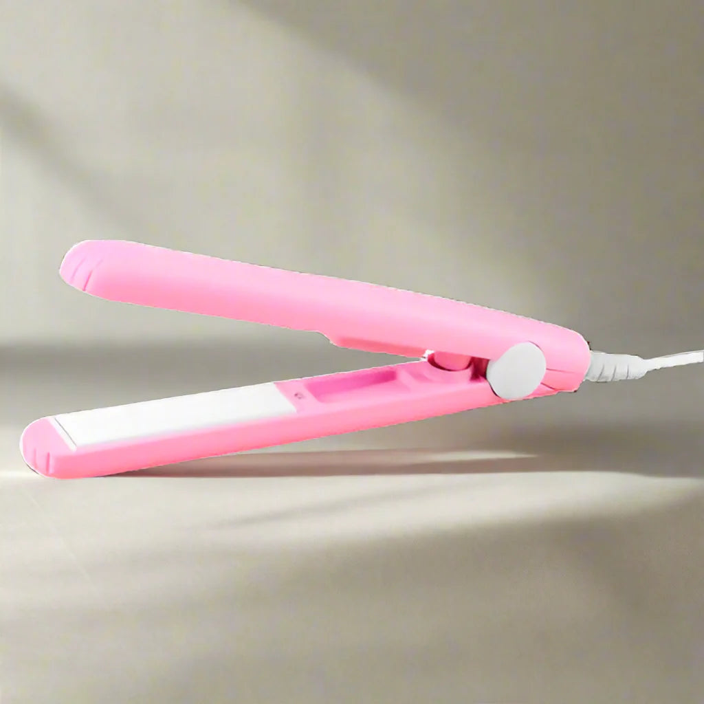 Royallure Resvänlig 2-i-1 Hårlock & Raktång – Keramisk Dual-Funktion Stylingverktyg