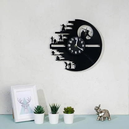 StarWarsVinyl - Dekorativ LED Väckarklocka för Sovrum och Vardagsrum