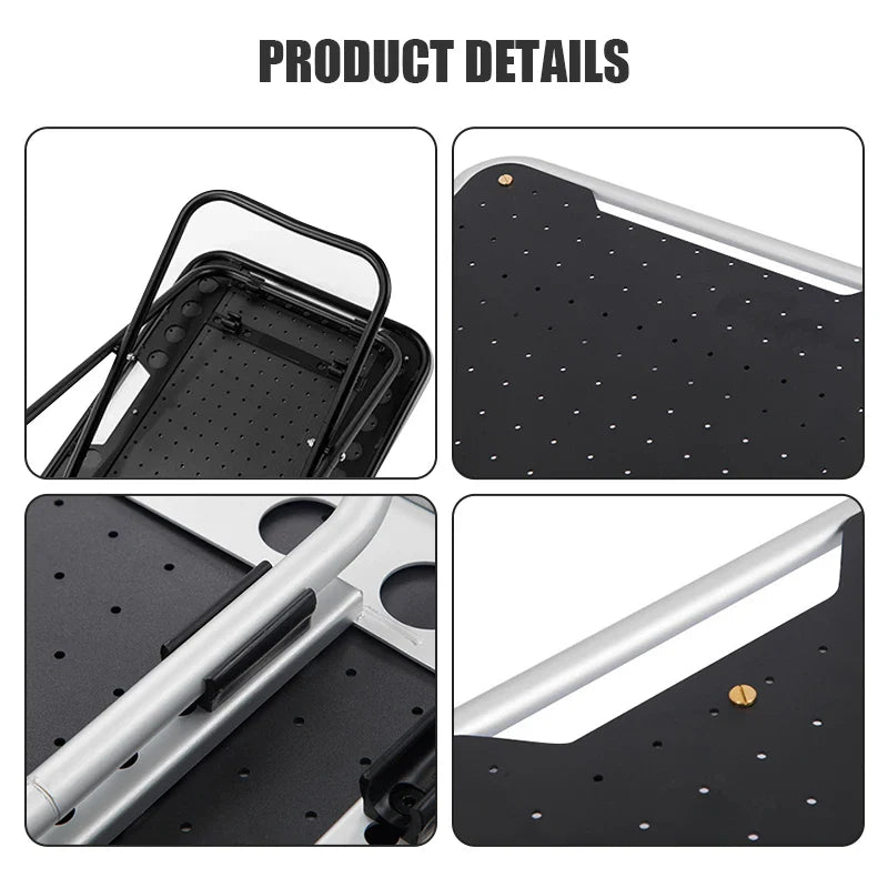 Carvallo Campingtisch GEARVION TacticalPro | Lätt & Bärbar | Aluminiumslegering | 60kg Tragkraft | Utomhus, Camping, BBQ