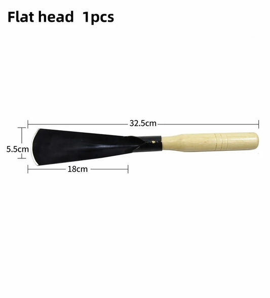 Carvallo 2-pack Trädgårdsskyfflar i metall | Robusta handskovlar för grävning, plantering och ogräsrensning