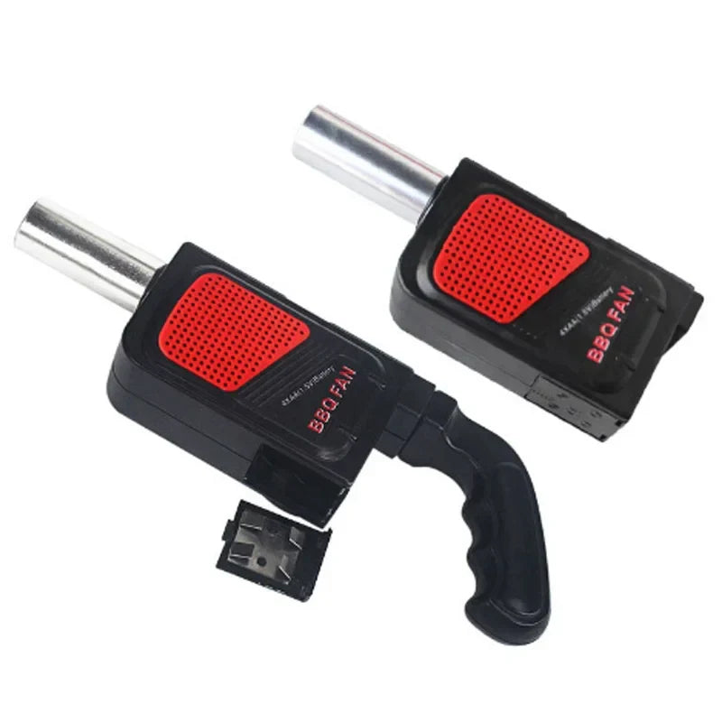 Carvallo Elektrisk BBQ-fläkt | Praktisk & Bärbar | För Grill, Camping & Utomhuskök