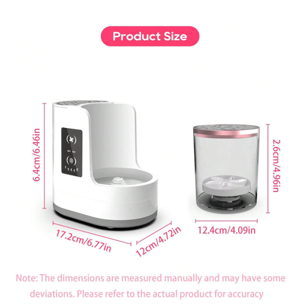 Uppgraderad uppladdningsbar elektrisk sminkborst rengörare